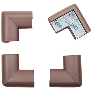 Corner Protector for Baby (4 Large Corners) – RovingCove Hefty-Fit Heavy-Duty Soft Rubber Foam Furniture Corner Bumper…