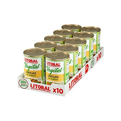 LITORAL Vegetal Lentejas con Verduras - Plato Preparado Sin Gluten Cover