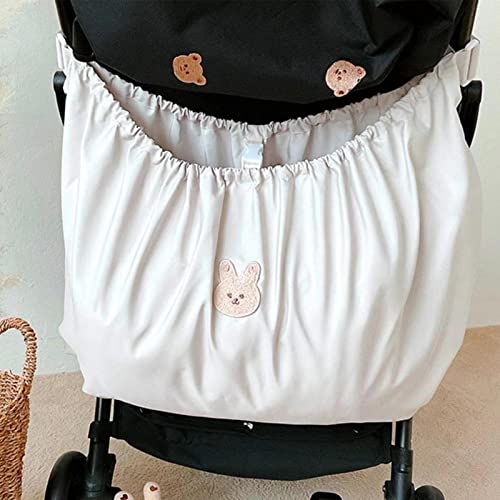 Saco de armazenamento pendurado para carrinho de criança | Organizador de suporte de carrinho de beb