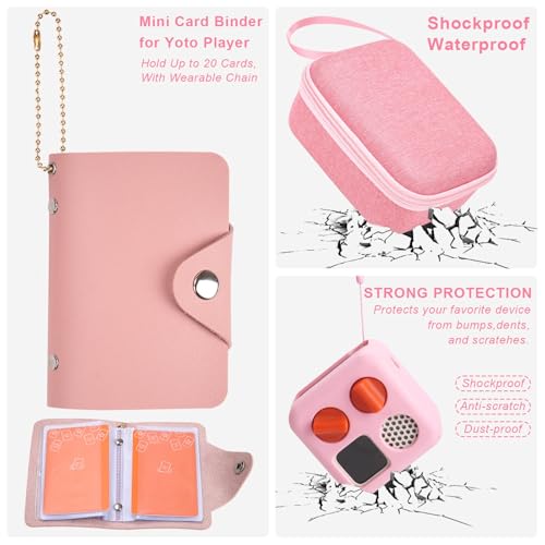 image for YouKnow Hard Case and Silicone Cover for Yoto Mini Player, Kids Audio 