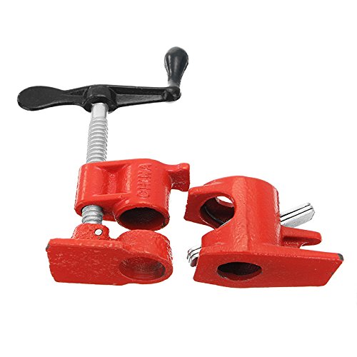RanDal 1/2Inch Legno Incollaggio Tubo Morsetto Set Heavy Duty Profesional Legno Lavoro Cast Iron Carpenter ' S Clamp