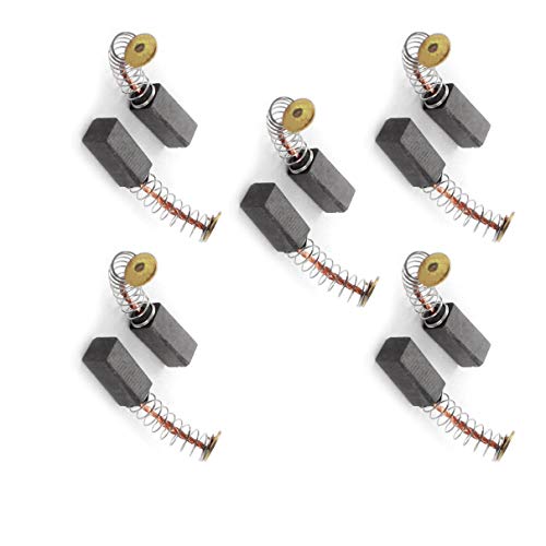 Aexit 10 Pcs Bathroom Sink Faucets Electric Hammer Replacement Carbon Brushes 11mm x 5mm Bathroom Sink Faucet Replacement Parts x 5mm