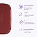 Homedics UV Clean Phone Sanitizer, UV Light Sanitizer, Fast Germ Sanitizer for Cell Phone, Makeup Tools, Credit Cards, Keys, Glasses, Kills 99.9% of Bacteria & Viruses, Red