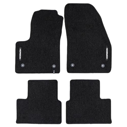 FROGUM Horizon Tapis Auto Velour Moquette pour Opel Meriva B 2010-2017| Inodores | avec Fixations | Pratiques et élégants