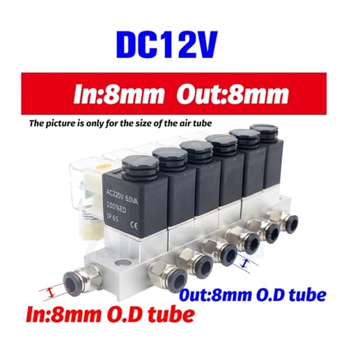 Vanne électromagnétique pneumatique 2v025 distributeur air combiné 2 voies NF