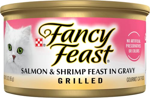 Fancy Feast Salmon & Shrimp Cat Food, 3 oz