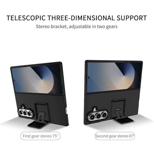 Coque Samsung Galaxy Z Fold 7 robuste avec béquille et arrière hybride résistant - 4