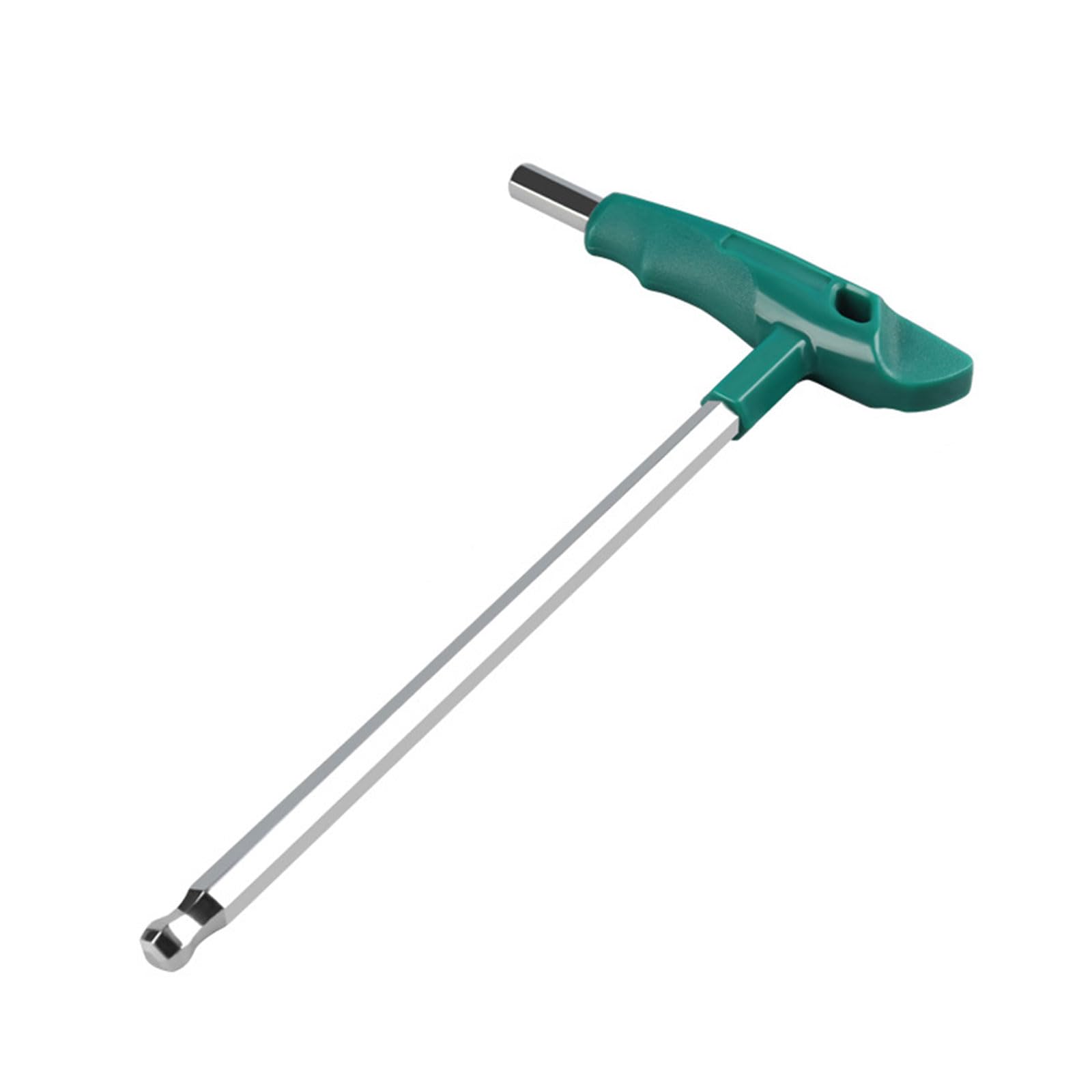 Kaccde Sturdy T Handle Hexagonal Wrench With Rustproof Coating Accuracy Machined Tool For Professional Technicians Metal