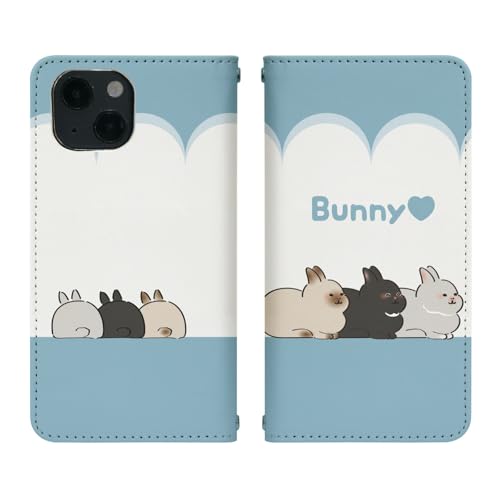 iPhone 17e �p �P�[�X �x���g�Ȃ� �蒠�^ �J�o�[ �X�}�z�P�[�X bn990(P) ���� �A�j�}�� �E�T�M ���r�b�g �o�j�[ rabbit bunny ���킢�� �C���X�g �J���t��