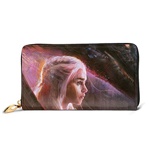 Preisvergleich Produktbild Game Thrones Geldbörse, RFID-blockierend, Echtleder, mit Reißverschluss, Kartenhalter