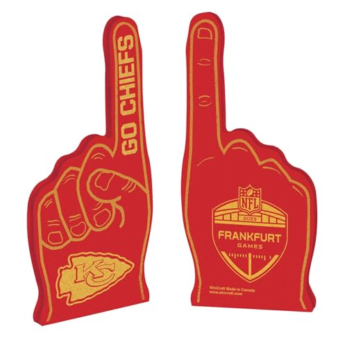 Kansas City Chiefs Foam Finger pour Soirée Match NFL entre Amis