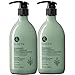 Luseta Set shampoo e balsamo alla menta al rosmarino per ciocche più forti, spesse e lunghe, lucentezza morbida, anti-perdita e diradamento, formula per la crescita immagine