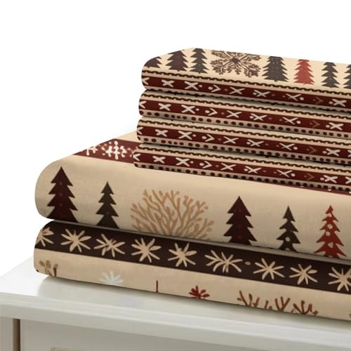 Housse de couette cerf imprimé 3D patchwork linge de lit double 200x200 microfibre