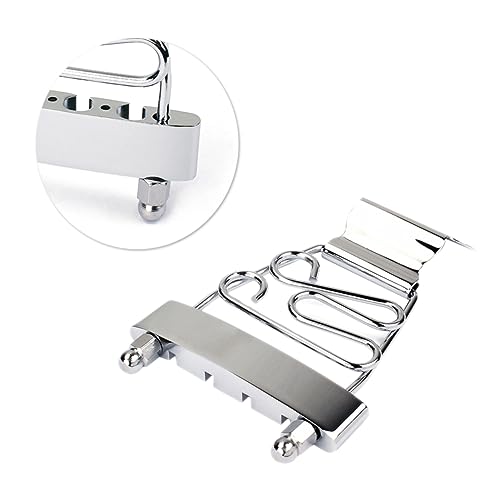 OFFSCH Ga421 Bass Guitar Tailpiece 4-string Tailpiece Archtop Guitar Bridge Accessory