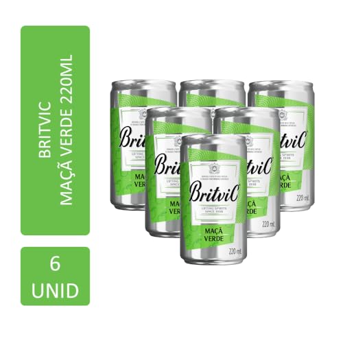 Mixer Maçã Verde 220ml Britvic - Pack 6 Unidades