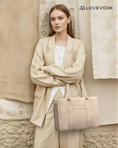 Image of LOVEVOOK Purse for Women Leather Tote Bag Purse and Handbags, Satchel Shoulder Crossbody Top Handle Bags with Zipper