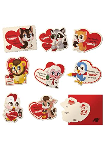 Funko Cartes de vacances Villainous Valentines pack de 8 cartes de vœux geek