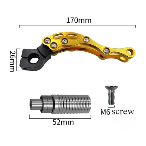 Sélecteur de démarrage moto scooter JOG90 100 139QMB levier de kick CNC - 4