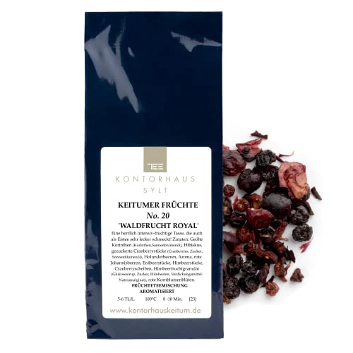 Kontorhaus Sylt, Früchtetee Mischung, Keitumer Früchte No. 20 Waldfrucht Royal, 100g Cover
