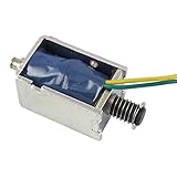 Uxcell a11032900ux0337 Push Type Open Frame Solenoid Electromagnet UGZXF, DC 12V, 7.9W