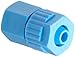 Tefen Fiberglass Polypropylene Compression Tube Fitting, Adapter, Blue, 8 mm Tube OD x 1/8" BSPT Female (Pack of 5)