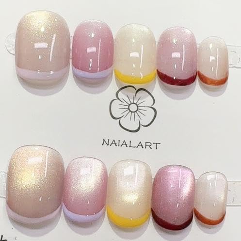 10枚入りネイルシール/人工爪-VS40-SGWGDDJ-B310-L