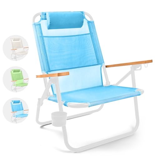 Water Buffalo Bondi Beach Chair – Backpack Beach Chair for Adults with Reclining Positions