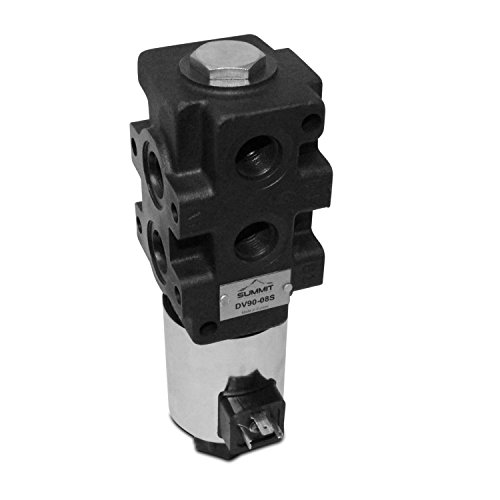 Hydraulic Multiplier Diverter Solenoid Selector Valve W/Rocker Switch, 24 Gpm #TOP5