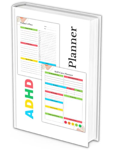 ADHD Planner: Undated, Colorful, Weekly and Daily ADHD Organization Journal for Productivity, Time & Money Management with Mood Tracker, Gratitude & Reflection Prompts for Adults image 2