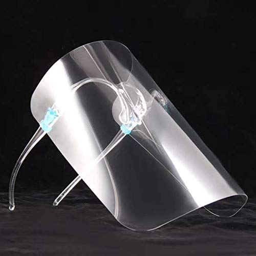 LOVIVER 4x Proteção Completa Da Máscara Do Escudo Facial Óculos Claros Óculos Frame Hat Visor