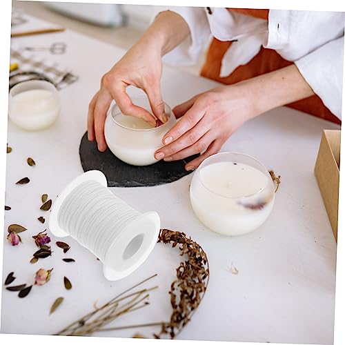 Pabilo para velas de algodón trenzado 200 pies Uonlytech miniatura 3