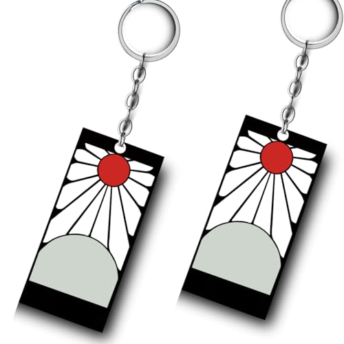 Image of Replix Premium (Pack of 2) Anime Printed Keychain For Bike, Scooty, Car, Acrylic Keyholder anime earings