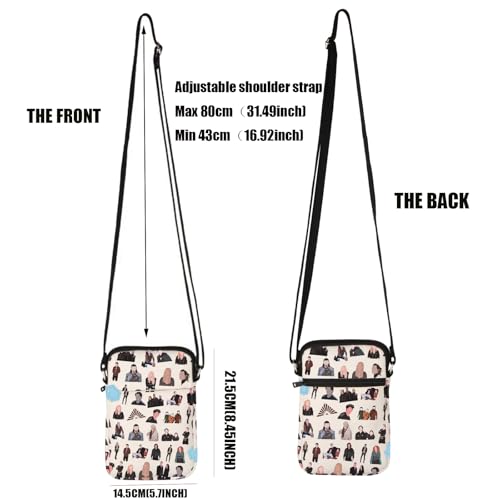 PXTIDY 100 Tv Show Characters Crossbody Bag Clarke Griffin & Lexa & Bellamy Blake Fans Crossbody Purse Tv Show Merchandise2