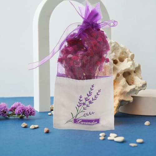 Bolsas aromáticas de lavanda para armario de color morado miniatura 2