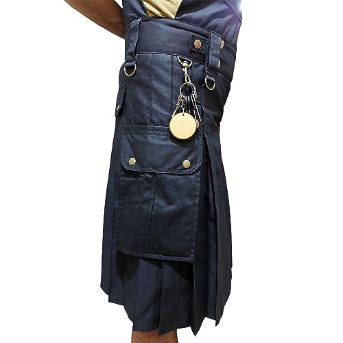 TRUESAGA - Men's Utility Overkilt Black 16Oz Heavy PC Fabric3