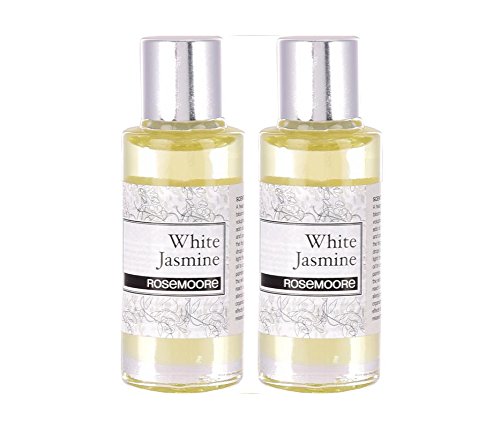 Rosemoore Scented Fragrance Oil for Burner, Electric Diffuser,Potpourri, Home Fragrance, Room Fragrance, Aromatherapy - White Jasmine 15ml (Pack of 2) (B076FZB7GD) Amazon Price History, Amazon Price Tracker