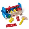 Melissa & Doug Take-Along Tool Kit Wooden Construction Toy (24 pcs)