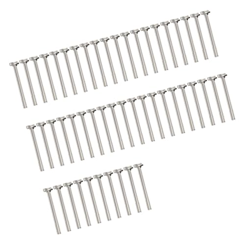 Poystng Boulons filetés en Aluminium Polyvalents, 50 pièces, Accessoires de Ventilateur de Refroidissement de, vis de de Ventilateur de Refroidissement d ' Ordinateur