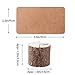 Toncoo Wood Place Card Holders, 20Pcs Premium Rustic Table Number Holders and 30Pcs Kraft Table Place Cards, Wood Photo Holders, Ideal for Wedding Party Table Name and More