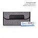 JJC 4 Pockets Lens Filter Case for Filter Up to 82mm (37mm 40.5mm 43mm 46mm 49mm 52mm 55mm 58mm 62mm 67mm 72mm 77mm),Foldout Filter Pouch with Microfiber Cleaning Cloth,Photography Filter Holder Bag