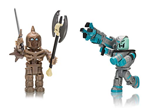 Roblox Action Collection - Bionic Bill + Endermoor Skeleton Two Figure Bundle [Includes 2 Exclusive Virtual Items]