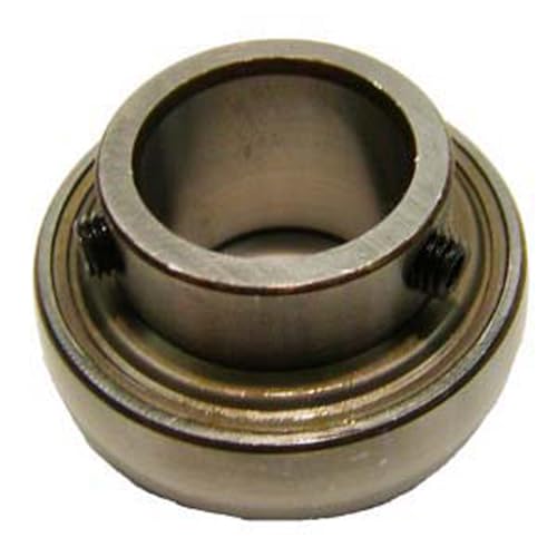 SKF Agricultural Adapter Bearing Industrial Rubber Seal Eccentric Set Screw Locking Collar, Wide Inner Ring for Axles Driveshafts Shafts Output Inner Mount - GY1108KRRB