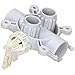 SPARES2GO Commutateur de carter de débit compatible avec lave-vaisselle Westinghouse LJW45 Blanc