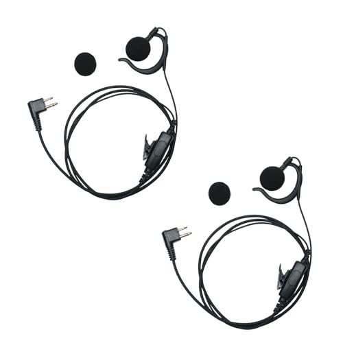 Auricular de gancho contra caídas para radio Motorola CP200D con micrófono PTT