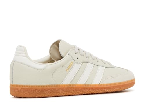 Image of adidas Samba Og Women's Shoes, Aluminum /Chalk White /WonderBeige, Size 11