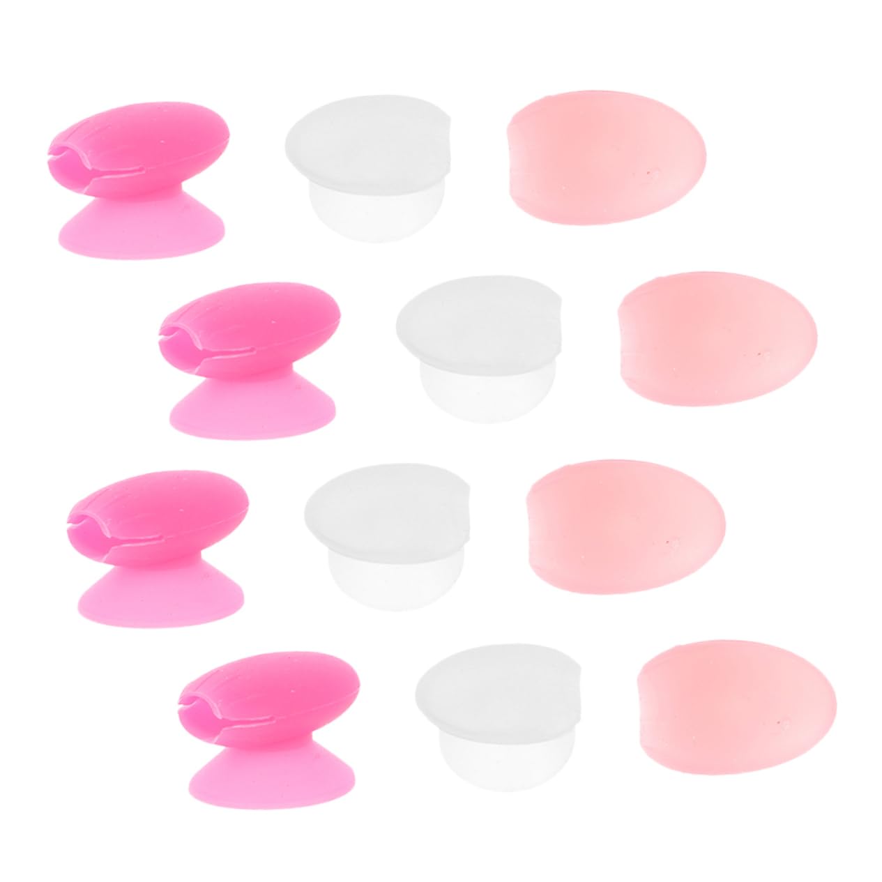minkissy 12pcs Makeup Brushes Protective Covers Lip Brush Set Lipstick Brush Holder Silicone Brush c