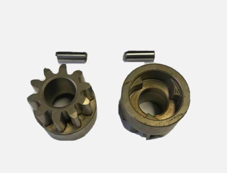 Lawn Sweeper Drive Gear Pinion & Dowel 47046 48651 48652 Replacement for Craftsman Agri-Fab OEM