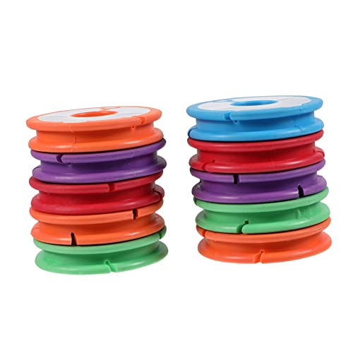 KESYOO 10pcs Spool for Bobbin Line Winding Tackle Reel Fishing Silicon Thread