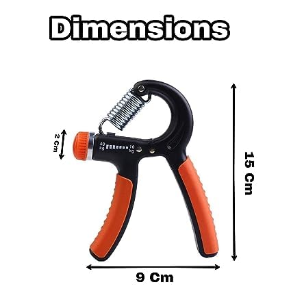 Image of Fitfix Combo of 1 Adjustable Hand Gripper and 2 Finger Gripper Multi Tension 6 Months Warranty Strengthener for Gym Workout Hand Exercise Equipment (Forearm Exerciser Advanced + Hand Gripper)