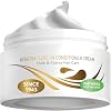 VITAMINS hair cosmetics Keratin Leave in Conditioner for Dry Damaged Hair - Curl Defining Cream for Frizz Control, Detangling & Ultimate Hydration - For Thick Coarse Straight & Curly Hair